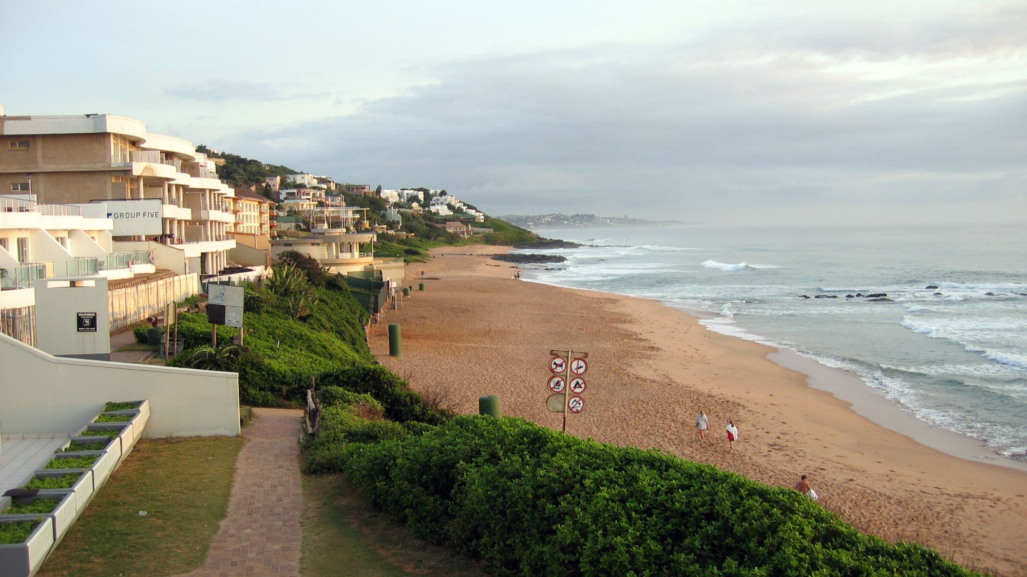 Ballito beachfront on the Dolphin Coast